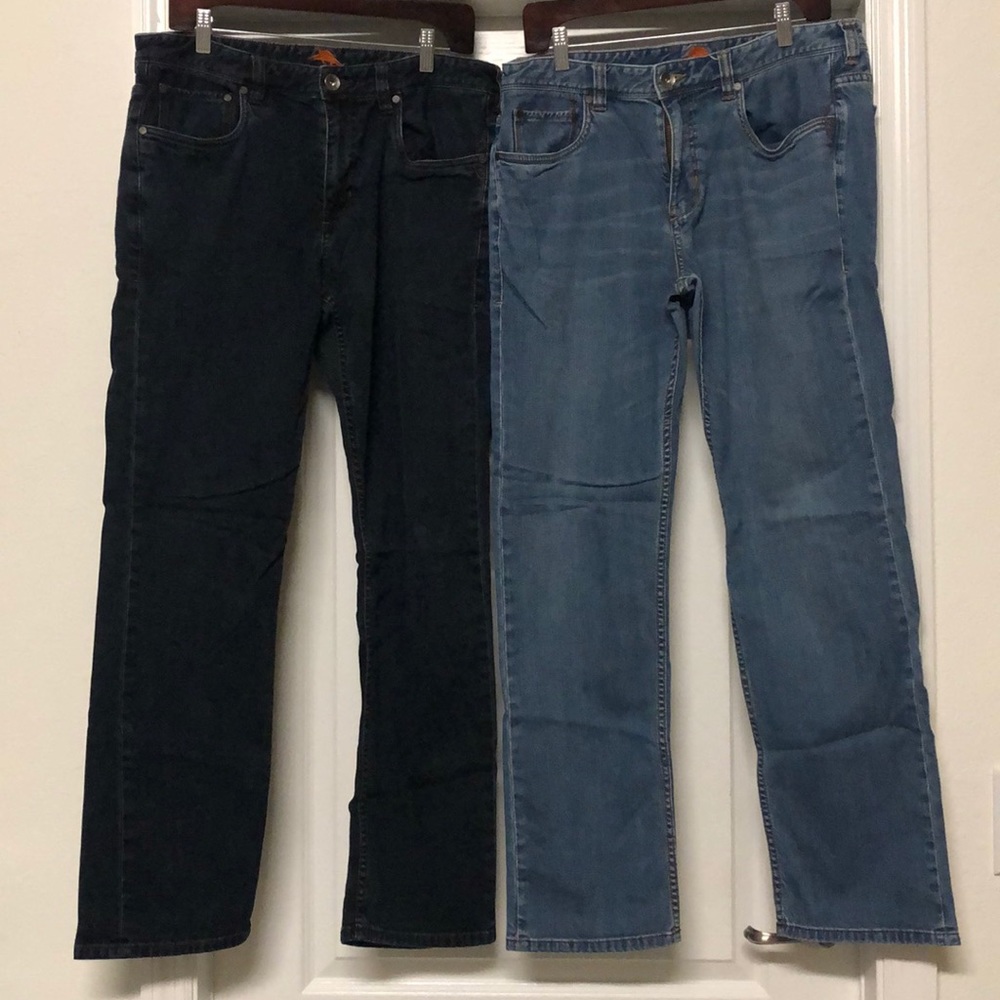 2 pair Tommy Bahama Sand Drifter Jeans 34x32